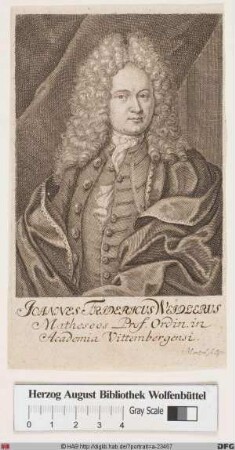 Bildnis Johann Friedrich Weidler