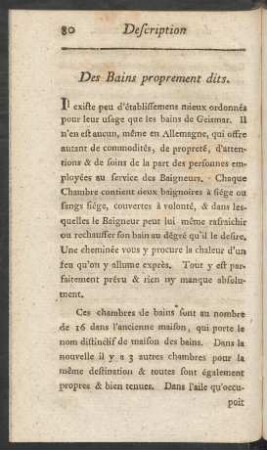 Des Bains proprement dits