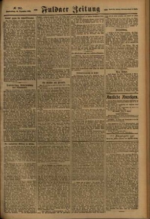 Zweite Ausgabe vom Donnerstag, den 14. Dezember 1922.