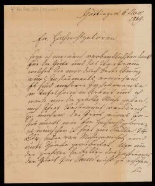 Brief von Gottlieb Wilhelm Ritmüller an Louis Spohr