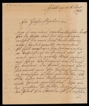 Brief von Gottlieb Wilhelm Ritmüller an Louis Spohr