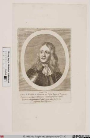 Bildnis Josias, Graf zu Waldeck-Landau, Wildungen u. Wetterburg