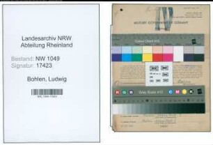 Entnazifizierung Ludwig Bohlen , geb. 17.02.1910 (Wagenmeister)