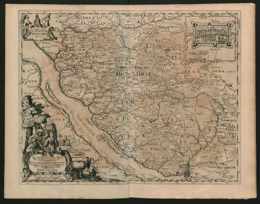 Landt Carte Von der Grafschaft Pinnen Berg