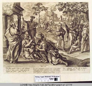 Der Heilige Petrus predigt in Caesarea