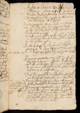 13.02.1595. Rückkehr nach Tübingen: "Deo sit laus".