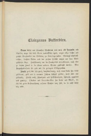 Clairgeaus Butterbirn.