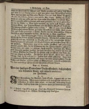 Das 27. Capitel. Von der hiesigen Einwohner Beschaffenheit [...]