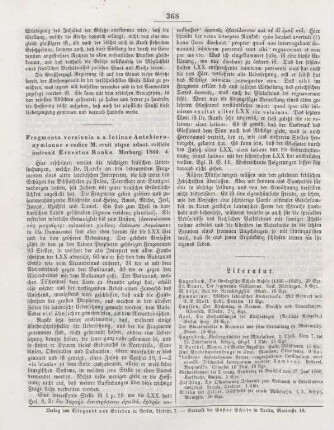 368 Literatur