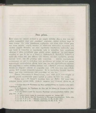 Pars prima.