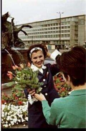 Unterwegs mit einer Leipziger Stadtführerin (Hostess)