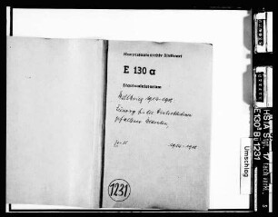 Weltkrieg 1914 - 1918 und erste Nachkriegsjahre: Fürsorge für die Hinterbliebenen gefallener Beamten