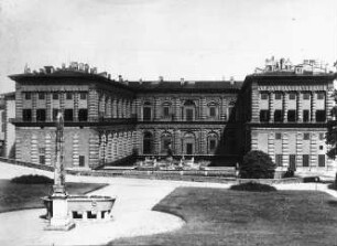 Florenz, Palazzo Pitti, Gartenseite; Fancelli, Luca; Ammanati, Bartolomeo; Parigi, Giulio
