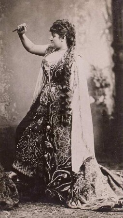 Therese Malten (eigentlich Müller) als "Pamina" in der Zauberflöte: "Du also bist mein Bräutigam"
