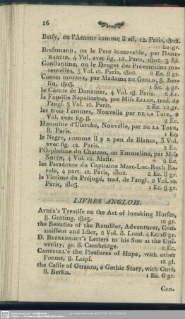 Livres anglois
