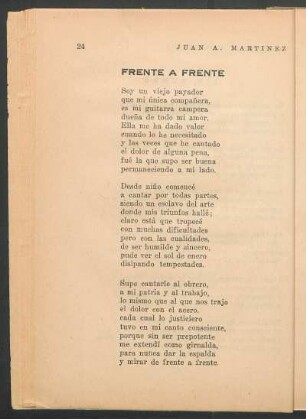 Frente a frente