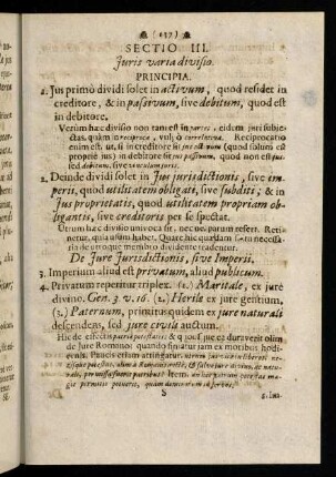 137-139, Sectio III