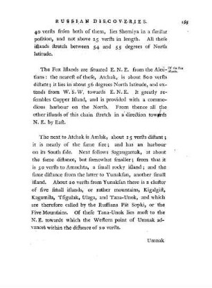 Chap. XIII. Conclusion - General position and situation of the Aleutian and Fox Islands - Their distance from each other - Further description of the dress, manners, and customs of the inhabitants - Their feast