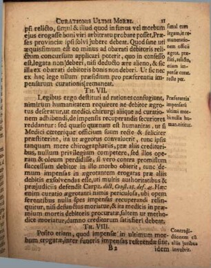 Dissertatio juridica inauguralis De non praeferendis sumtibus curationis ultimi morbi