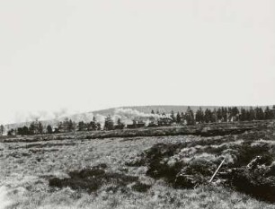 Böhmisch Reitzenhain. Reitzenhainer Hochmoor und Güterzug