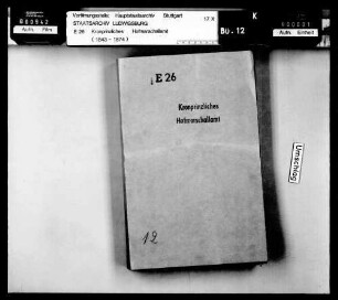 Bau-Ausgabe-Register (Einzelaufstellungen)