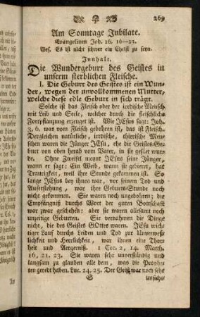 269-279, Am Sonntage Jubilate.