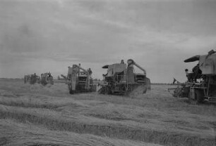 Rambin. Landwirtschaftliche Produktionsgenossenschaft (LPG), Ernteeinsatz