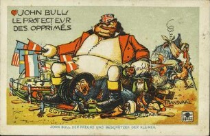 John Bull der Freund und Beschützer der Kleinen.