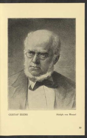 Gustav Eilers. Adolf von Menzel