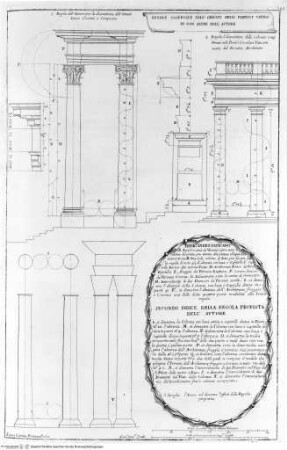 Templum vaticanum et ipsius origo - p. 193: Roma, Piazza di San Pietro, rilievi vari del colonnato