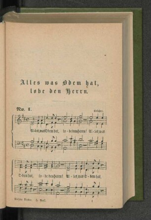 Alles was Odem hat, lobe den Herrn. [No. 1-85]