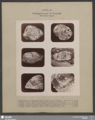 Feldspathaugen in Granulit