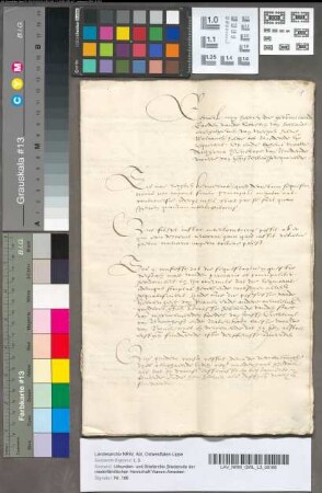 Recueil, aan de Gecommitteerde raden overgegeven vanwege Walraven, Heere te Brederode, requirant tegen Antonia Penelope van Brederode, gerequireerde, over het bezit van Vianen, en andere stukken van die zaak, waaronder een brief van Walraven van Brederode aan Van Oldenbarnevelt, 1590 en z. j. 5 stukken.