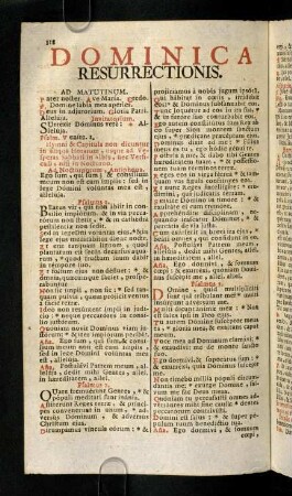 318-331, Ad Matutinum...