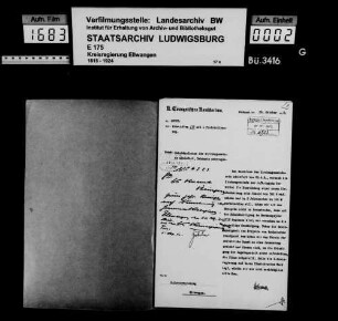 Schuldenwesen der Kirchengemeinde Adolzfurt