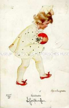 Mädchen mit Ball