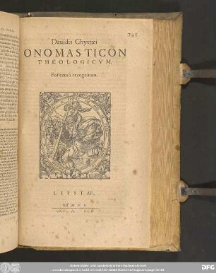 Onomasticon Theologicum.