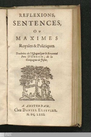 Reflexions, Sentences, Ou Maximes Royales & Politiques