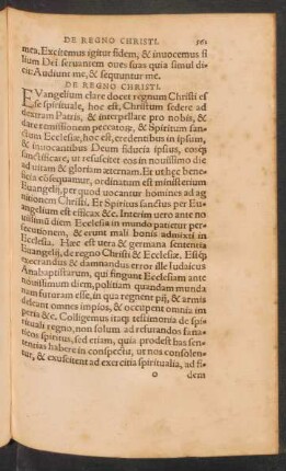 De Regno Christi.
