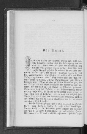 Der Umzug.