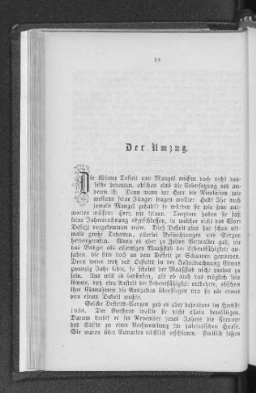 Der Umzug.