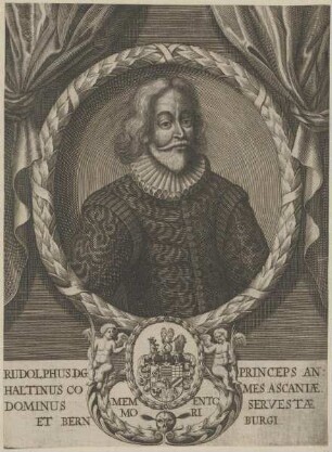 Bildnis von Rudolphus Princeps Anhaltinus