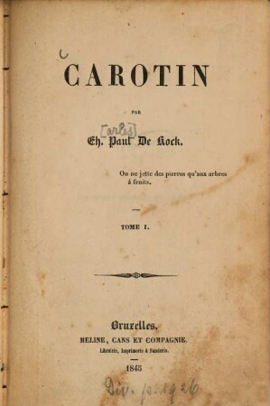 Carotin, 1