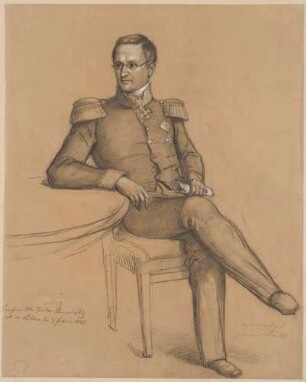 Bildnis Manteuffel, Otto Theodor von (1805-1882), Politiker, preußischer Minister