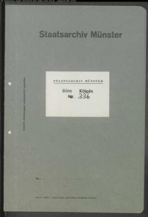 Anweisungen über Aufbau und Arbeitsweise eines Nachrichtenbüros