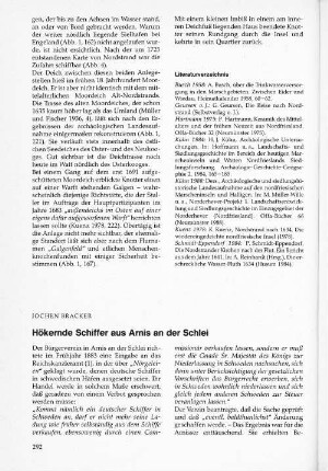 Hökernde Schiffer aus Arnis an der Schlei
