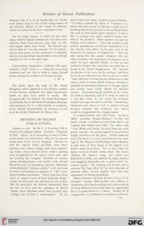Reviews of recent publications