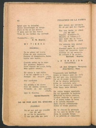 Mi tierra : (Zamba)