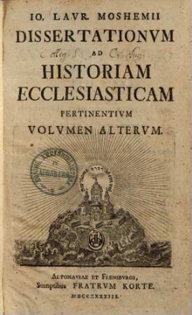 Dissertationes ad historiam ecclesiasticam pertinentes, 2