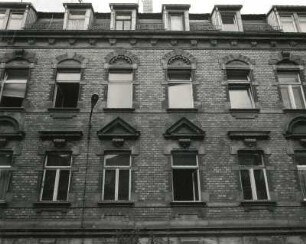 Wurzen, Marienstraße 29. Wohnhaus (1890/1900). Obergeschoßfenter